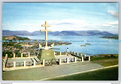 D312308 Renfrewshire. Greenock. Gourock and Firth of Clyde From Cross of Lorrain