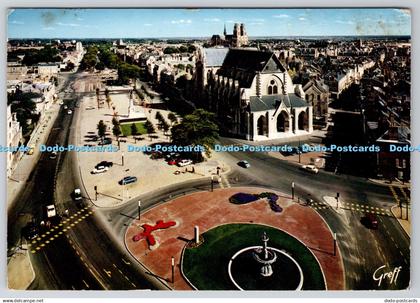 D312321 Orleans. Loiret. Place Gambetta. Eglise Saint Paterne. Greff