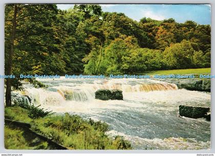 D315960 Wensleydale. Aysgarth. Upper Falls. Geo. W. Hare. Leyburn. Great Britain
