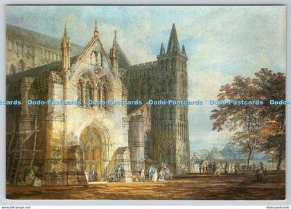 D318853 Salisbury Cathedral. North Porch. J. M. W. Turner. Salisbury and South W
