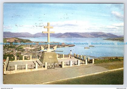 D336642 Renfrewshire. Greenock. Gourock and Firth of Clyde From Cross of Lorrain