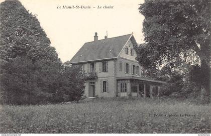 France Le Mesnil Saint Denis Le Chalet vintage postcard