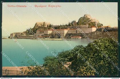 Grecia Greece Corfou Citadelle postcard cartolina MT0008
