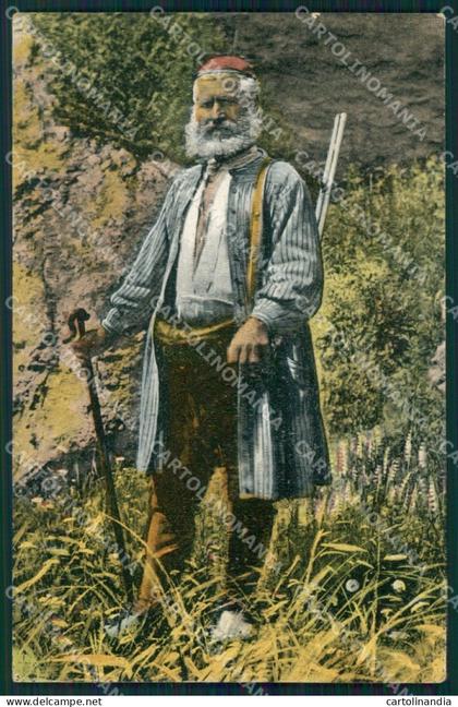 Grecia Greece Types Ethnic postcard cartolina MT0014