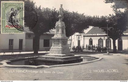 L042 Portugal Azores 1927 Vila Franca real photo vintage postcard