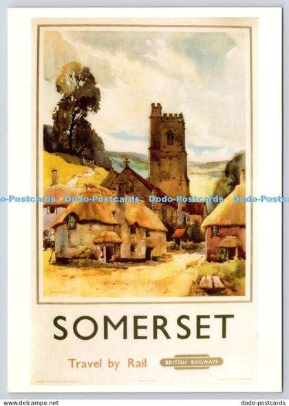 L353444 Somerset Village Scene Somerset Travel by Train British Railways Avon An