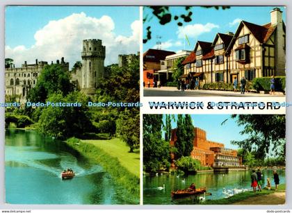 L374583 Warwick and Stratford Warwick Castle Shakespeare Birthplace John Hinde L