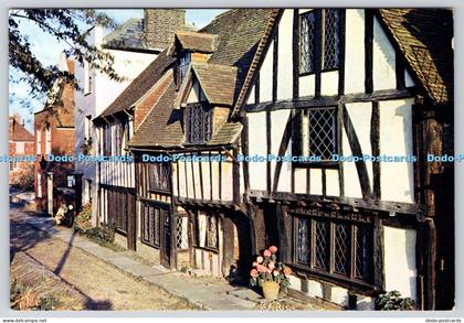 L374949 Sussex Rye Old Houses Typical of Rye is in Watchbell Street Opposite St