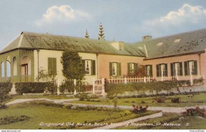 Longwood Old House St Helena Vintage 1960s Postcard