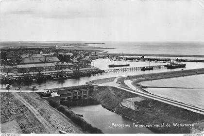 Lot282 panorama terneuzen vanaf de watertoren real photo netherlands