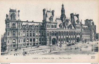 PC18916 Paris. The Town Hall. Neurdein. No 18