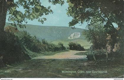 PC35953 Wilmington Giant near Eastbourne. 1908