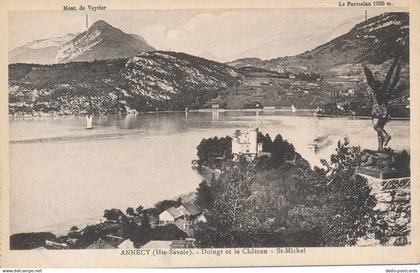 PC50962 Annecy. Duingt et le Chateau. St. Michael. L. Fauraz
