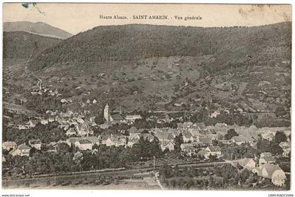 Postal Francia. Saint Amarin. Vue generale No. 828