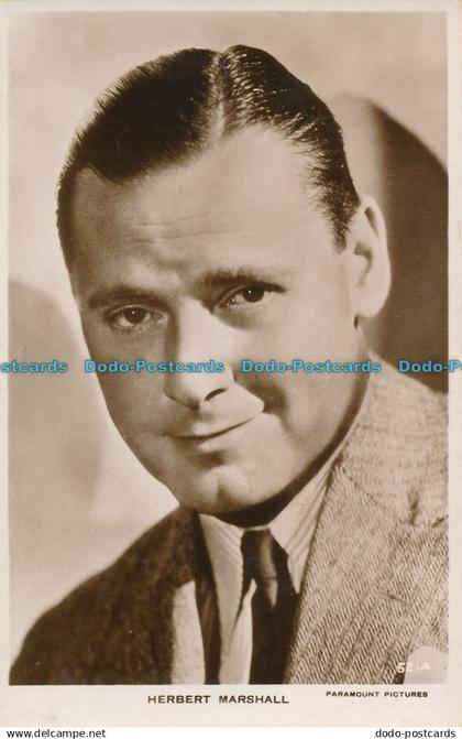 R004476 Herbert Marshall. Paramount Pictures. RP