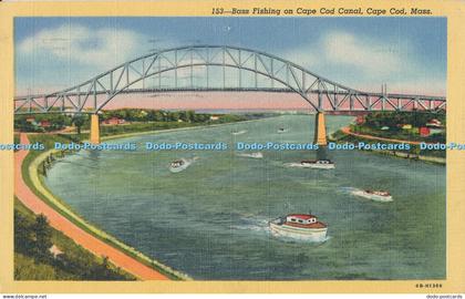 R005706 Bass Fishing on Cape Cod Canal Cape Cod Mass E D West