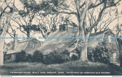 R006414 Fairbanks House Dedham Mass Patriarch of American Old Houses 1958