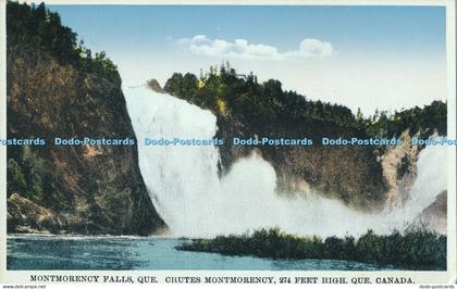 R009640 Montmorency Falls Que Chutes Montmorency 274 Feet High Que Canada