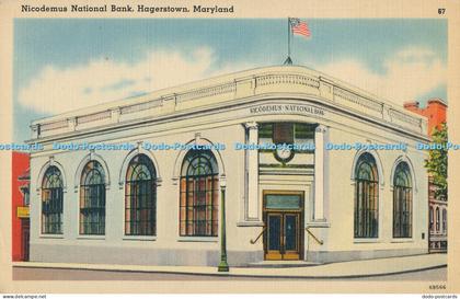 R013321 Nicodemus National Bank Hagerstown Maryland John Myerly