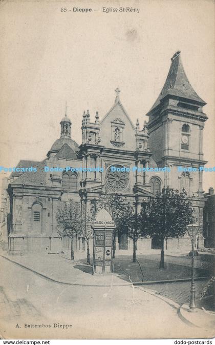 R016850 Dieppe Eglise St Remy A Bettembos Dieppe