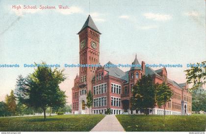 R021086 High School Spokane Wash M Rieder