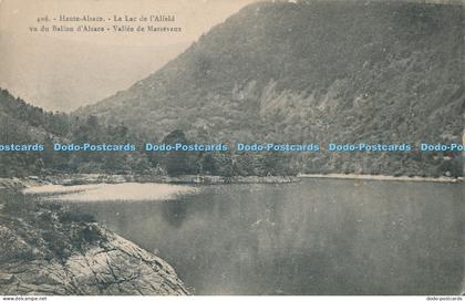 R033993 Haute Alsace le Lac de l Alfeld vu du Ballon d Alsace Vallee de Massevau