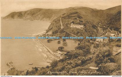 R044550 Lynmouth View from Lynton Frith