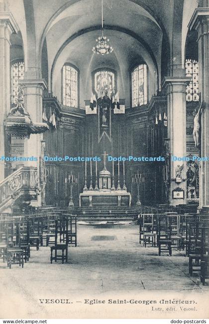 R046346 Vesoul Eglise Saint Georges Interieur Vesoul