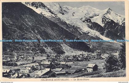R052350 Chamonix Mont Blanc Le Mont Blanc G Tairraz