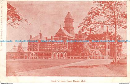 R058889 Soldiers Home Grand Rapids Mich White Printing