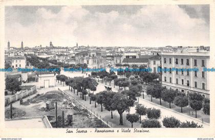 R154625 San Severo. Panorama e Viale Stazione. Cesare Capello