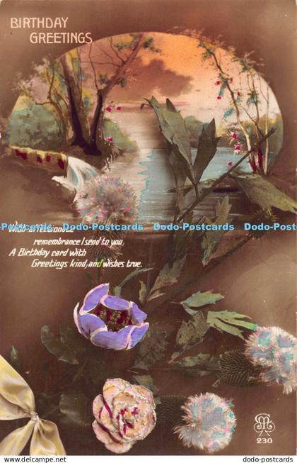 R193495 Birthday Greetings With affectionate remembrance I send to you