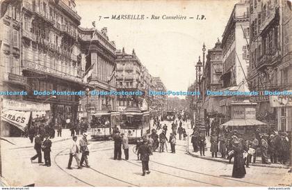 R214362 7 Marseille Rue Cannebiere I P Guiraud Imprimerie Provengale Marseille