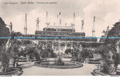 R220958 Lago Maggiore Isola Bella Terrazze del giardino Brunner 1936