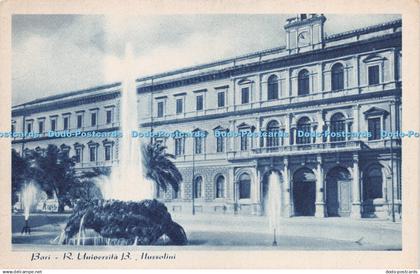 R266014 Bari R Universita 13 Mussolini Ed Cav G Lobuono Bari