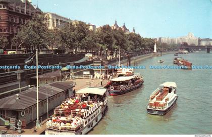 R278790 London Westminster Pier River Thames Postcard