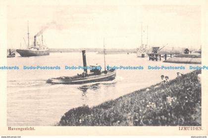 R314908 Havengezicht Ijmuiden P F C Roelse