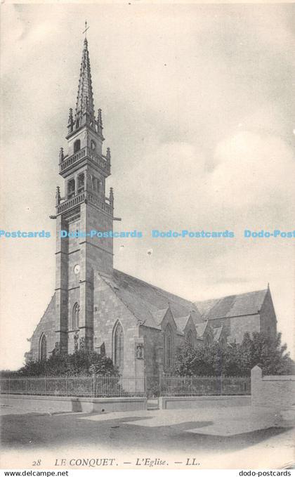 R318518 Le Conquet L Eglise LL 28 Postcard