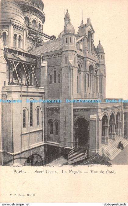 R368007 Paris Sacre Coeur La Facade Vue de Cote V P Paris No 11