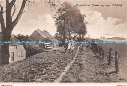 R371329 Brunsbuttel Partie auf dem Elbdeich Furboters Buchhandlung