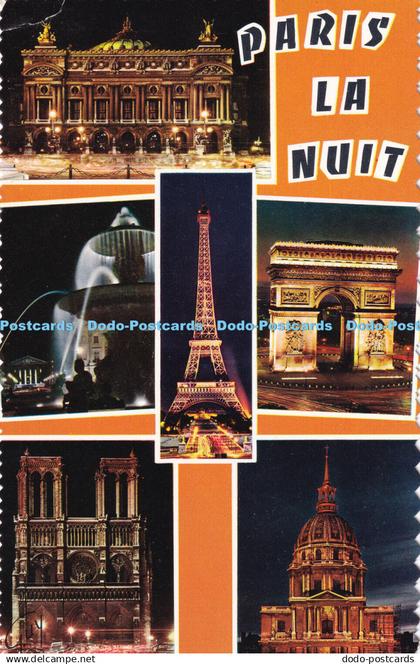 R373018 Paris La Nuit Paris Et Ses Merveilles 1101 Andre Leconte Ed d Art GUY 19