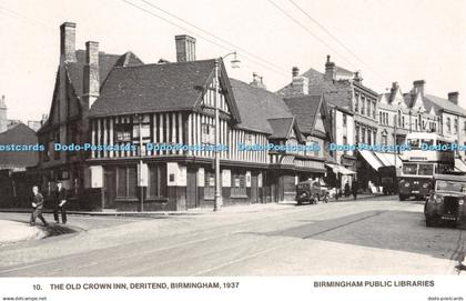 R415509 10 The Old Crown Inn Deritend Birmingham 1937 Birmingham Public Librarie