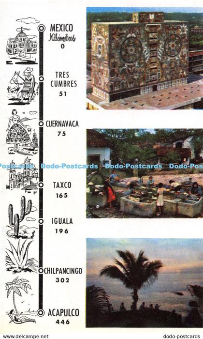 R418651 Mexico Taxco Acapulco Editorial Mexico S A Mexico Lito Offset Sanchez Ma