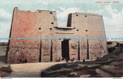 R426524 Edfu Temple Gates Postcard