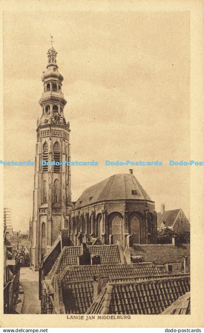 R620287 Lange Jan Middelburg Uitg Firma F B den Boer Middelburg Photogravure Ser