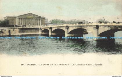 R622361 19 Paris Le Pont de la Concorde La Chambre des Deputes