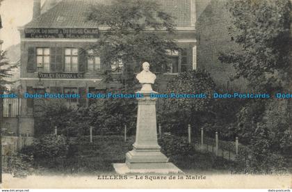 R661042 Lillers. Le Square de la Mairie. Poriche Fils. Phototypie Desaix