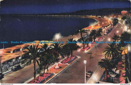 R678102 Nice. La Promenade des Anglais. Effet de Nuit. Art Munier