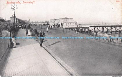 R717275 Lowestoft Esplanade Jarrolds Postcard
