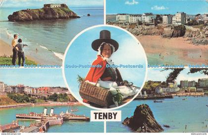R728364 Tenby Goscar Rock View From Castle Hill Photo Precision Colourmaster Int